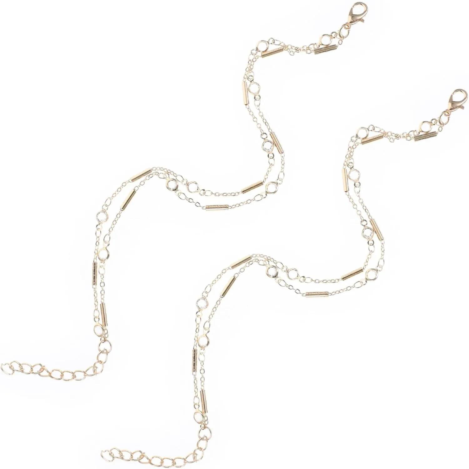 VALICLUD Sophisticated Workmanship Women's Anklet Bracelets Gold Layered Ankle Jewelry for Occasions