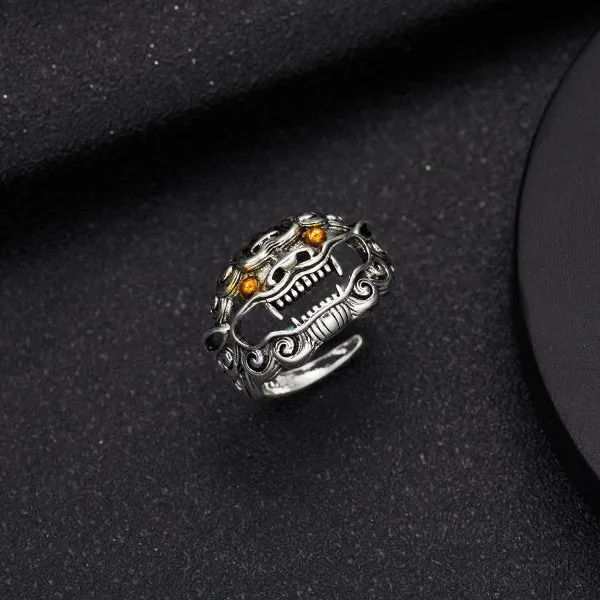 Vintage Lucky Koi Fish Cyprinoid Open Ring