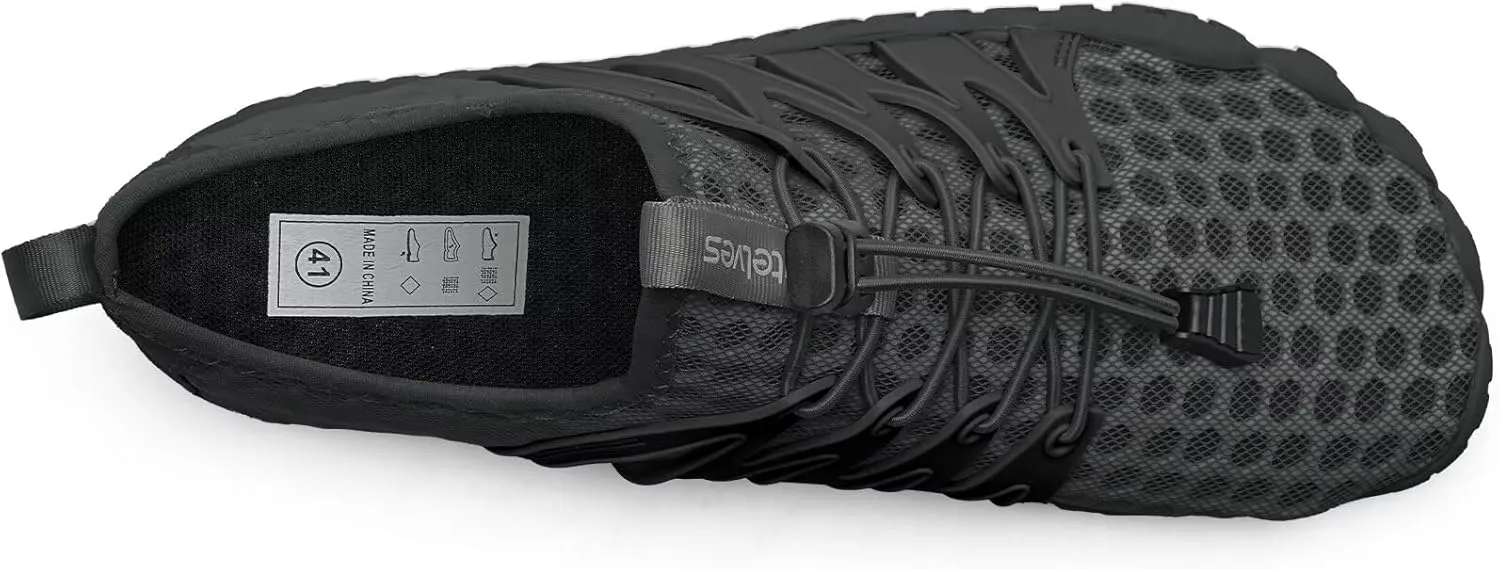 WateLves Water Shoes Mens Womens Barefoot Quick-Dry Aqua Sock Outdoor Athletic Sport Shoes for Swim Beach Pool Hiking Surfing Walking