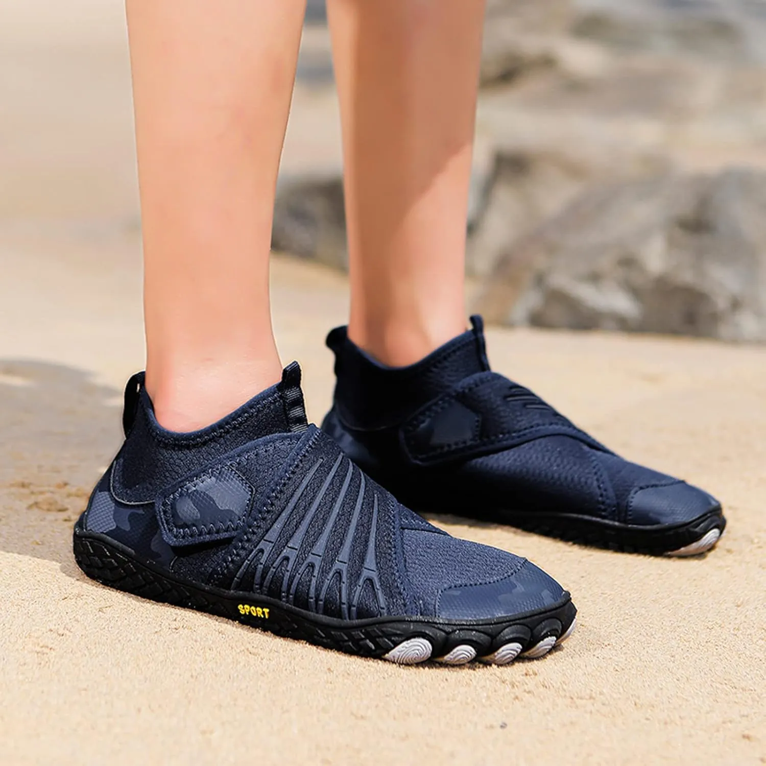 Water Shoes Women Men Quick Dry Barefoot Aqua Socks Swim Beach Pool Shoes Lightweight Outdoor Sports Hiking Surf Yoga Footwear
