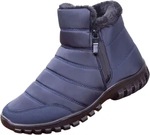 Waterproof Snow Boots for Women Cute Women's Tall Snow Boots Waterproof Short Platform Winter Boots for Woman Womens Non Slip Insulated Snow Boots Boots for Women Winter Tall