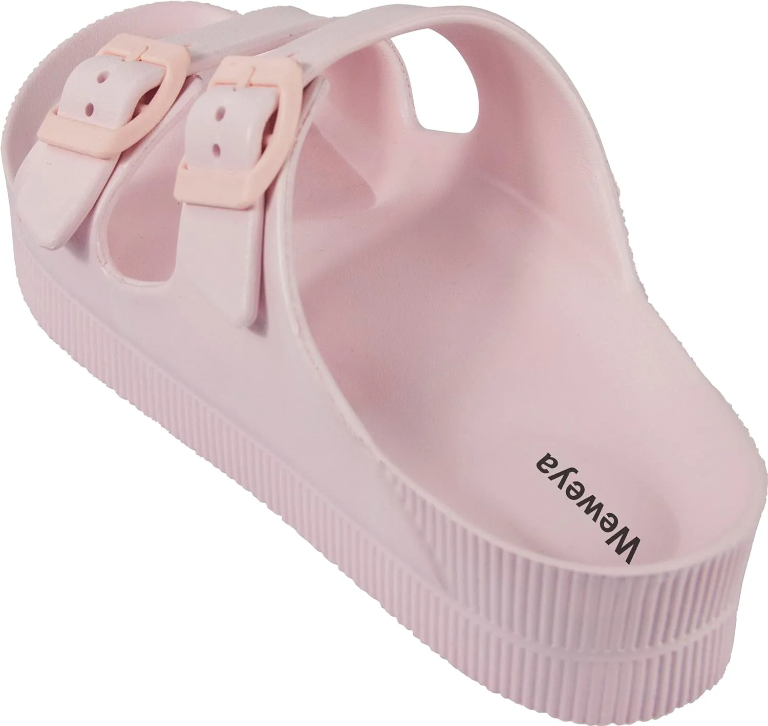 Weweya Arch Support Womens Sandals - Platform Recovery Sandals for Women - Adjustable Buckle Sandals