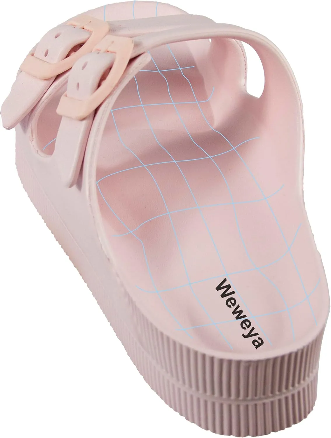 Weweya Arch Support Womens Sandals - Platform Recovery Sandals for Women - Adjustable Buckle Sandals