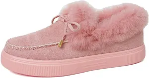 Winter Boots For Women Fashion Ankle Boot Slip On Comfortable Snow Fuzzy Booties Sneaker Casual Walking Shoes Loafers