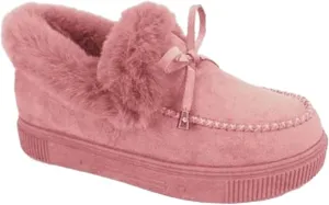 Winter Boots For Women Fashion Cotton Warm Fur Lined Snow Boots Comfortable Casual Fashion Trendy Fuzzy Loafers Shoes