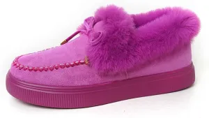 Winter Boots For Women Fashion Snow Boots Classic Fuzzy Fur Lining Classic Slip On Ankle Booties Warm Loafers Shoes