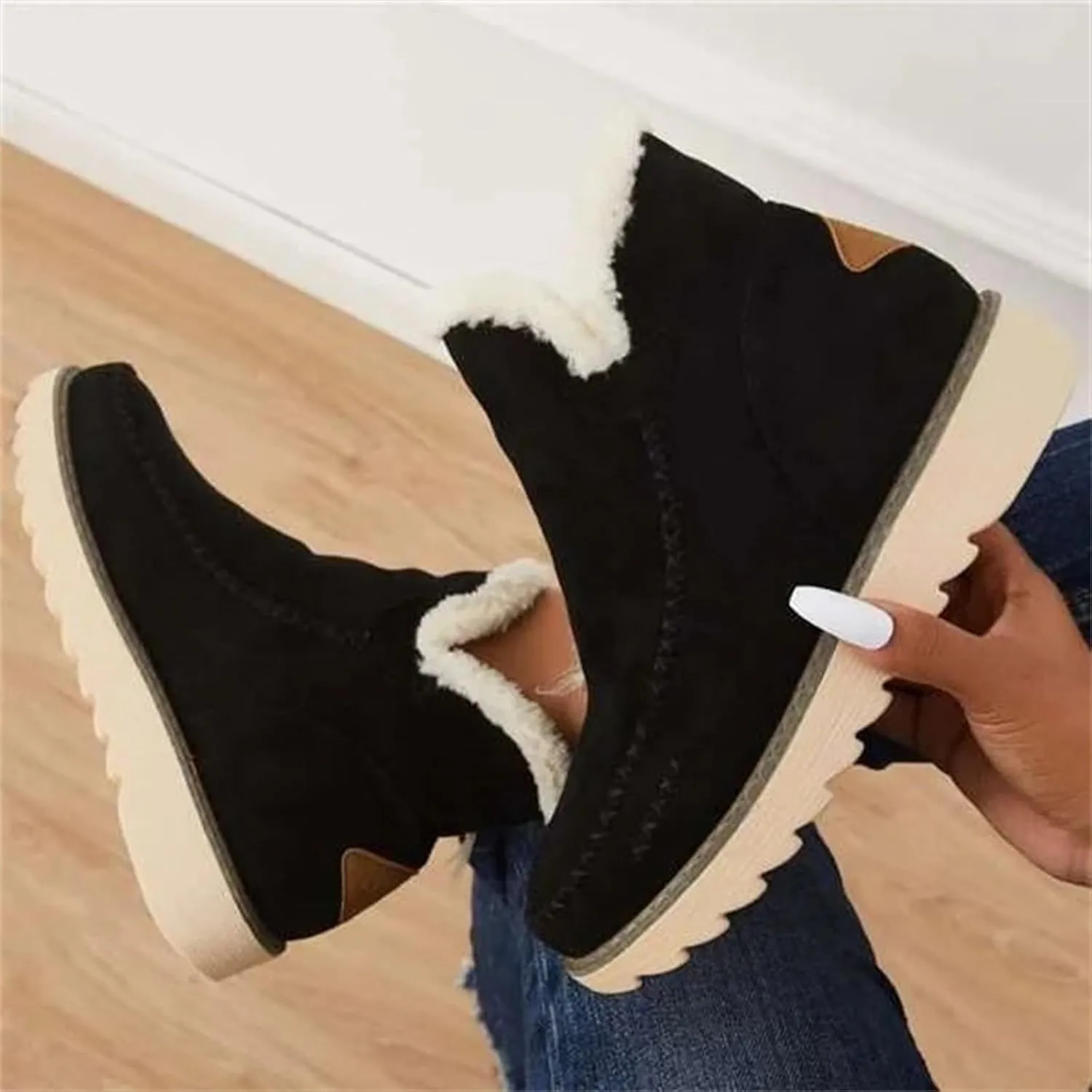 Winter Tall Boots for Women 2023 Trendy Womens Snow Boots Ankle Winter Boots Women Size 8 Knee High Winter Boots for Women Wide Width Botas De Invierno De Mujeres Peludas