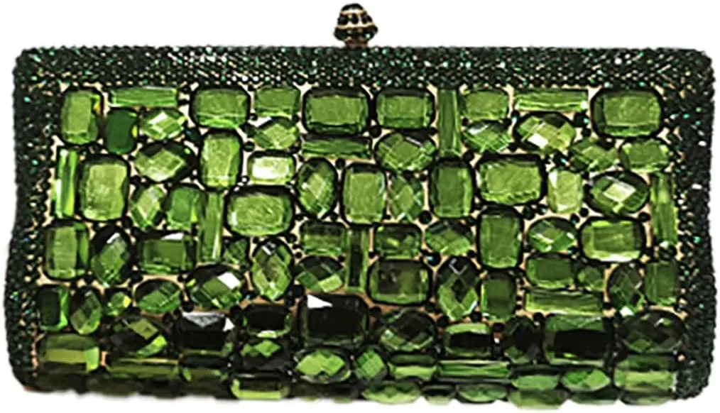 Woman Crystals Dinner Party Evening Clutch Bags Newest Style Handbag Diamond Evening Bag Wedding Bridal Purse