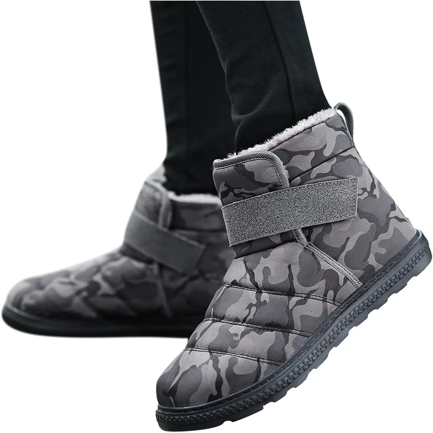 Women Snow Boots Waterproof Anti-slip Winter Boots Classic Fully Fur Booties Lightweight Slip on Ankle Boots Outdoor Sneakers Winter Shoes