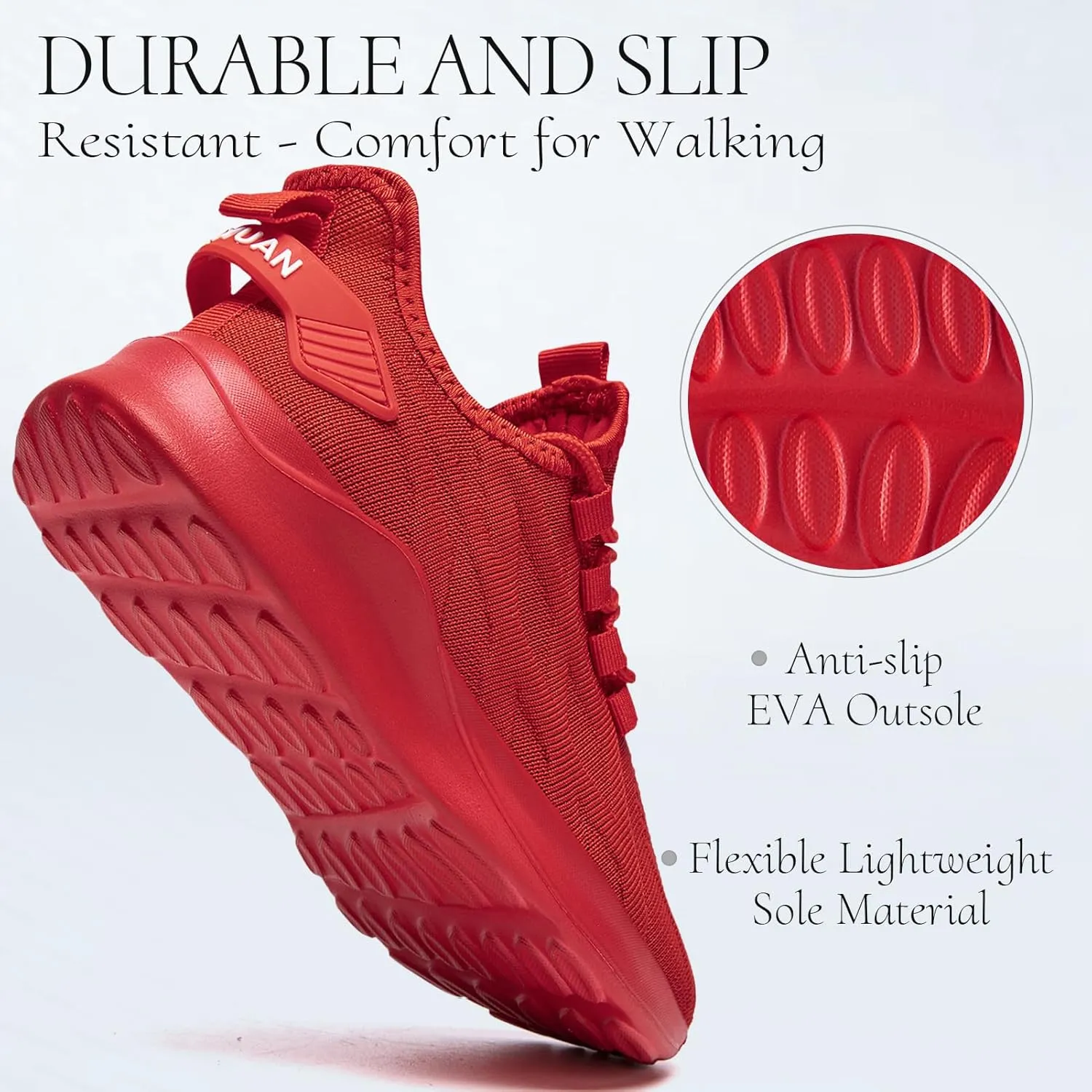 Women Tennis Running Shoes Walking Slip on Summer Gym Workout Athletic Comfortable Sneakers Black