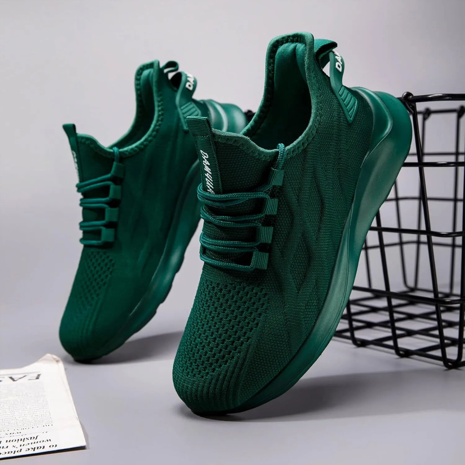 Women Tennis Running Shoes Walking Slip on Summer Gym Workout Athletic Comfortable Sneakers Black