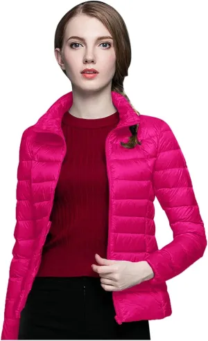 Women Winter Coat Women Warm Lightweight Jacket Hoodless Windproof Winter Coat With Recycled Insulation Jacket