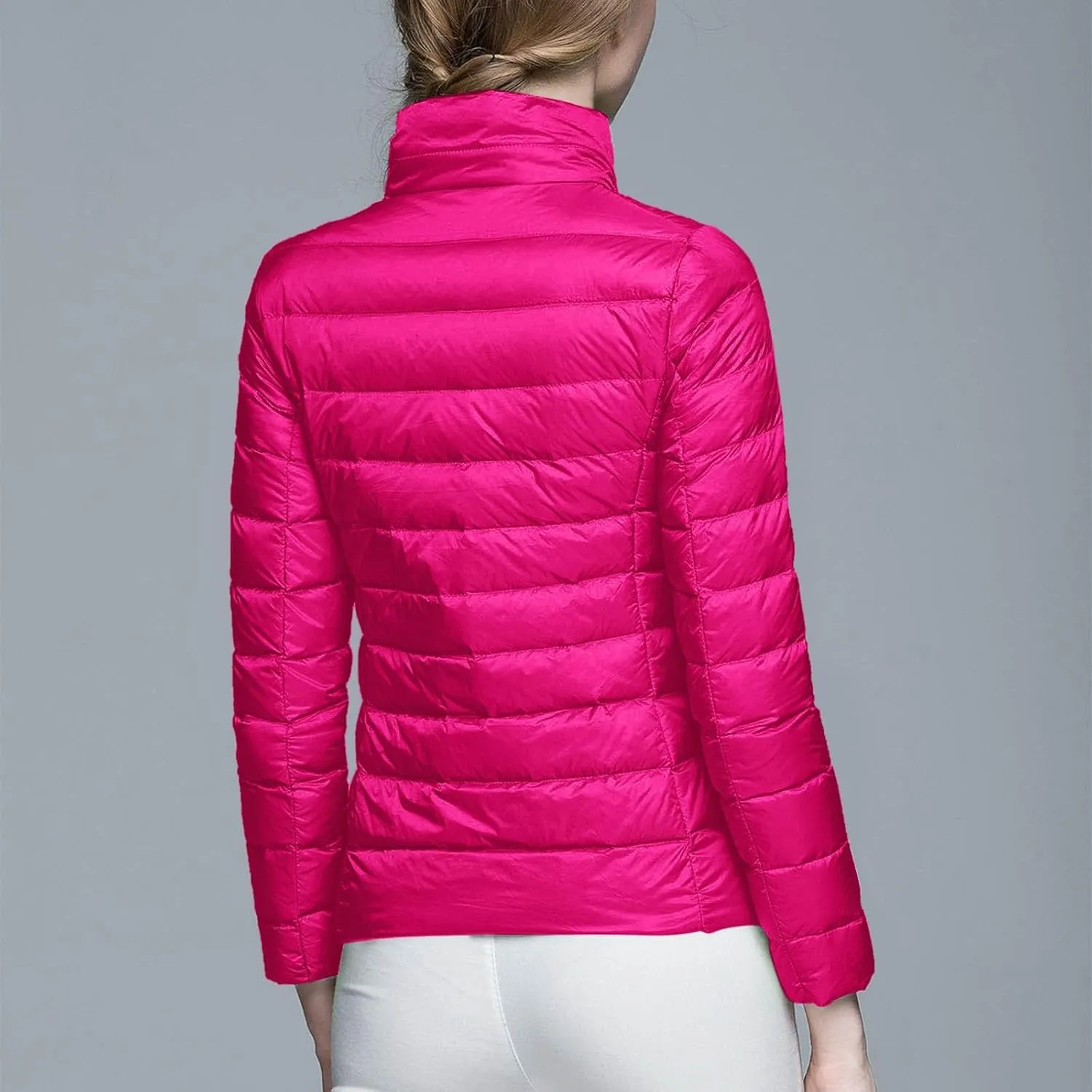 Women Winter Coat Women Warm Lightweight Jacket Hoodless Windproof Winter Coat With Recycled Insulation Jacket