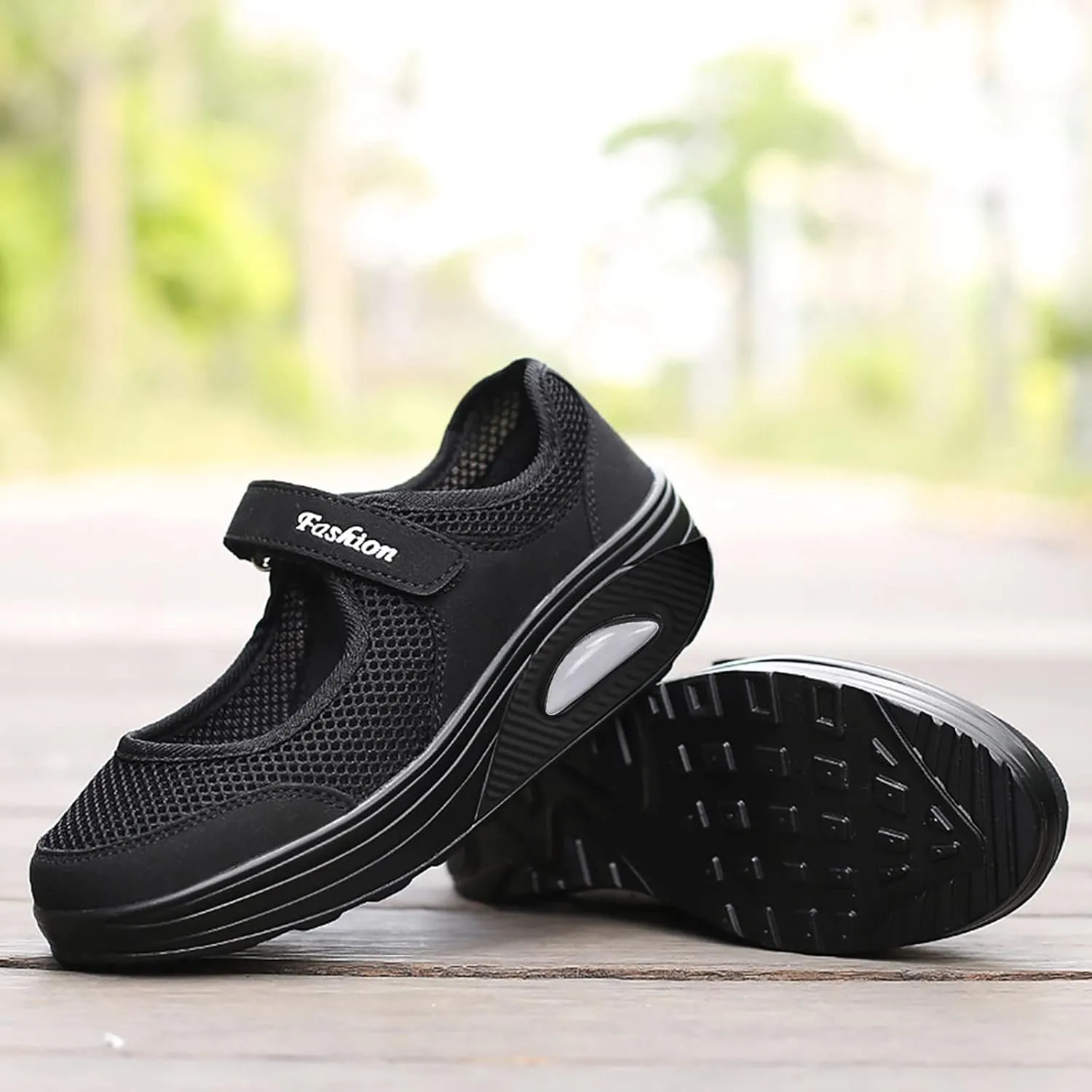 Women's Air Walking Shoes Orthopedic Diabetic Breathable with Arch Support Sneakers Casual Platform Mesh Sandals