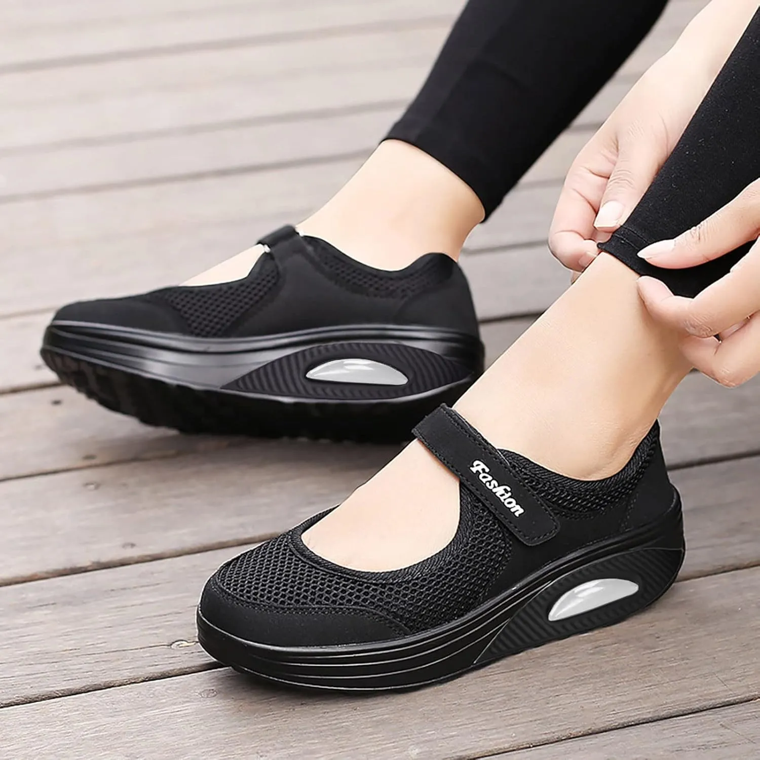 Women's Air Walking Shoes Orthopedic Diabetic Breathable with Arch Support Sneakers Casual Platform Mesh Sandals