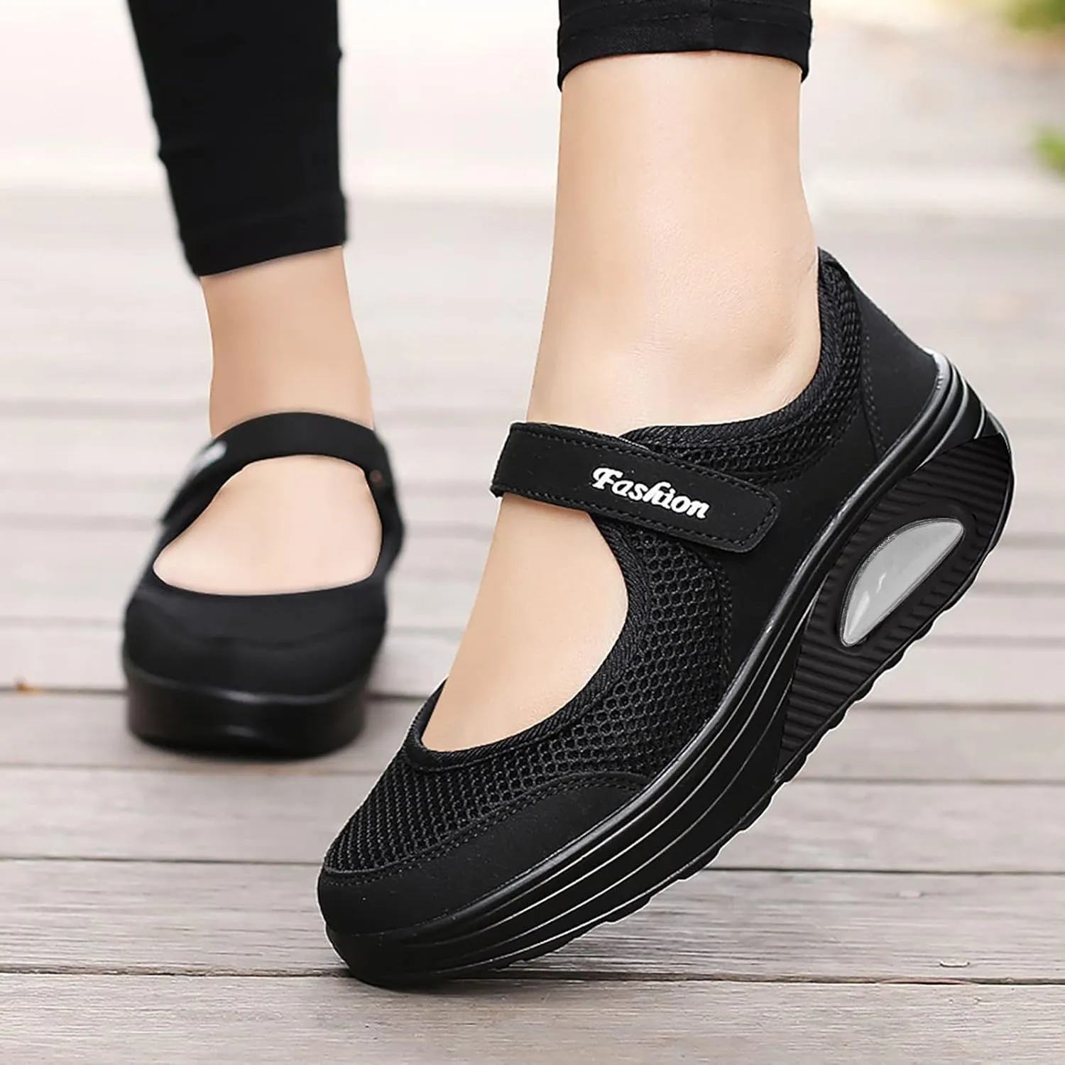 Women's Air Walking Shoes Orthopedic Diabetic Breathable with Arch Support Sneakers Casual Platform Mesh Sandals