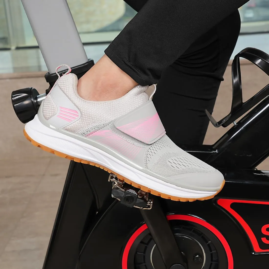 Women's Indoor and Outdoor Cycling Shoes - Comfortable and Breathable - Compatible With SPD Cleats