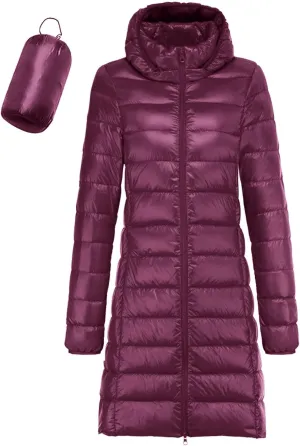 Women's Jacket Women Warm Lightweight Hoodless Windproof Winter Coat With Recycled Insulation Winter Lightweight