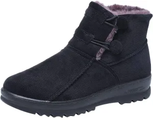 Womens Snow Boots Size 9 Wide Botas Para Mujer De Invierno Confort Waterproof Snow Boots for Women Pink Fur Boots Womens Tennis Shoes for Snow Walking Early Prime of Day Deals