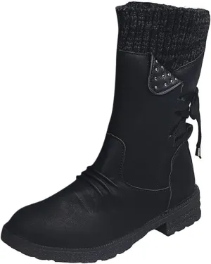Womens Snow Boots Waterproof Insulated Slip ons Snowboard Boots Womens 9.5 White Women's Ankle Winter Boots Wide Width Size 11 Womens Winter Fur Lined Boots Snow Boots for Wide Feet Women