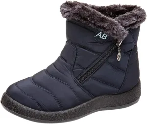 Womens Snow Boots Waterproof Insulated Wide Woman Size 12 Wide Snow Boots Fuzzy Knee High Winter Boots for Women Cute Winter Women Boots Heel Wide Toe Box Women Winter Boot