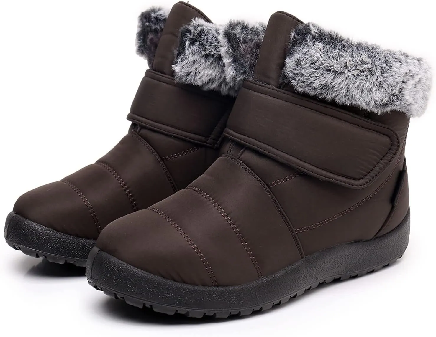 Women's Waterproof Snow Boots Wide Width Women's Waterproof Boots Ankle Winter Boots for Women Waterproof Wide Feet Women's Insulated Winter Boots Size 7.5 Winter Boot for Women Fur