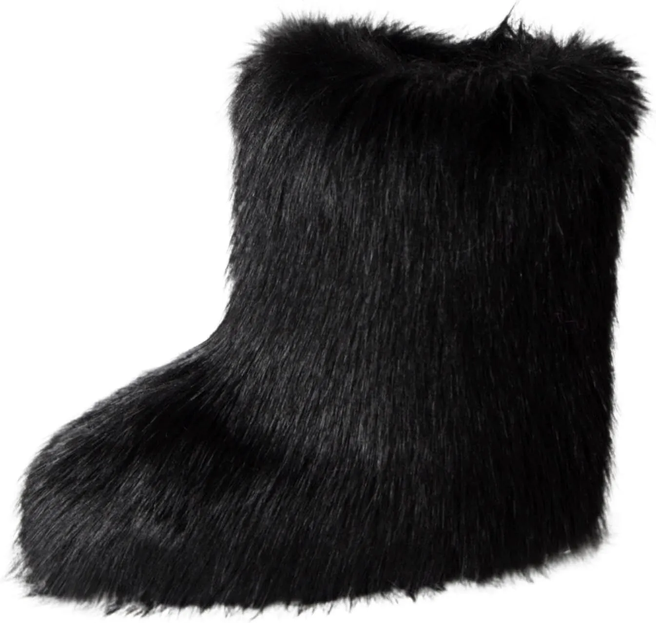 Womens Waterproof Winter Boots Slip on Womens Winter Snow Boots Warm Fur Lined Anti-Slip Ankle Womens Side Zipper Waterproof Winter Boots Outdoor Boots Women Botas De Mujer Para El Frio Con Tacon