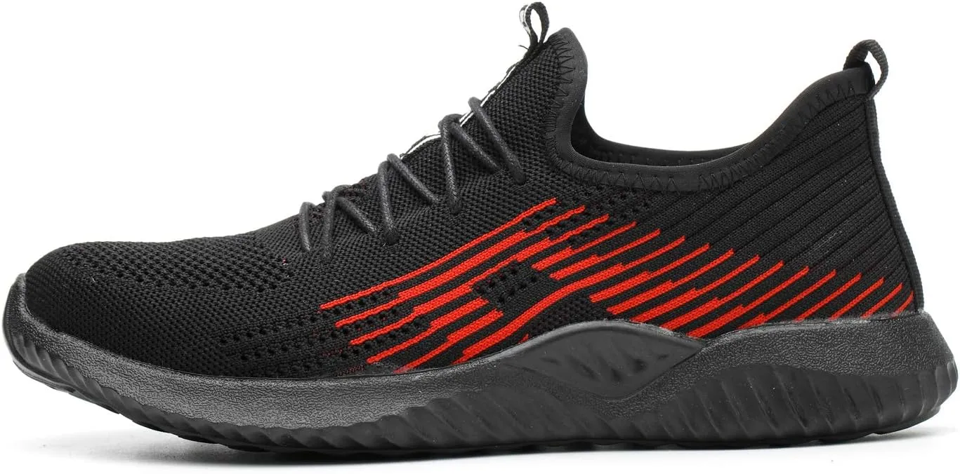 Work Shoes Steel Toe Safety Shoes Puncture Proof Construction Shoes Comfortable Non-Slip Sneakers