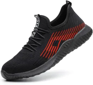 Work Shoes Steel Toe Safety Shoes Puncture Proof Construction Shoes Comfortable Non-Slip Sneakers