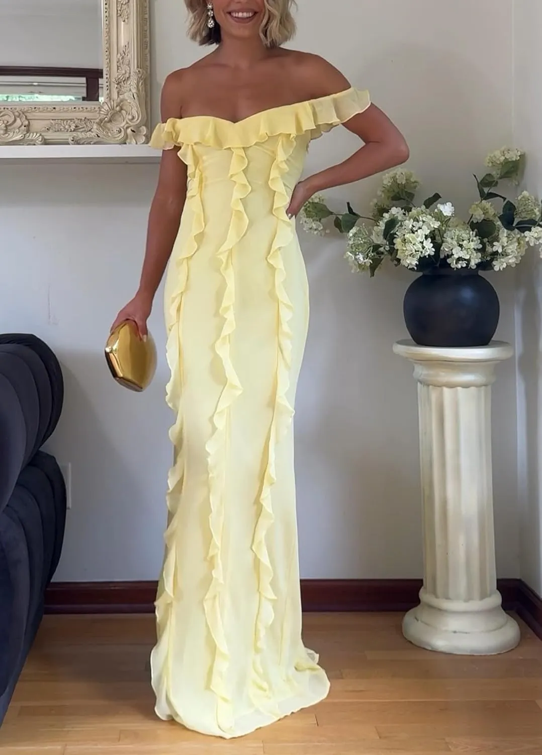 Y2k Boho Maxi Dress Floral Sheer Tiered Ruffle Cami Long Dress Summer Smocked Beach Flowy Sundress