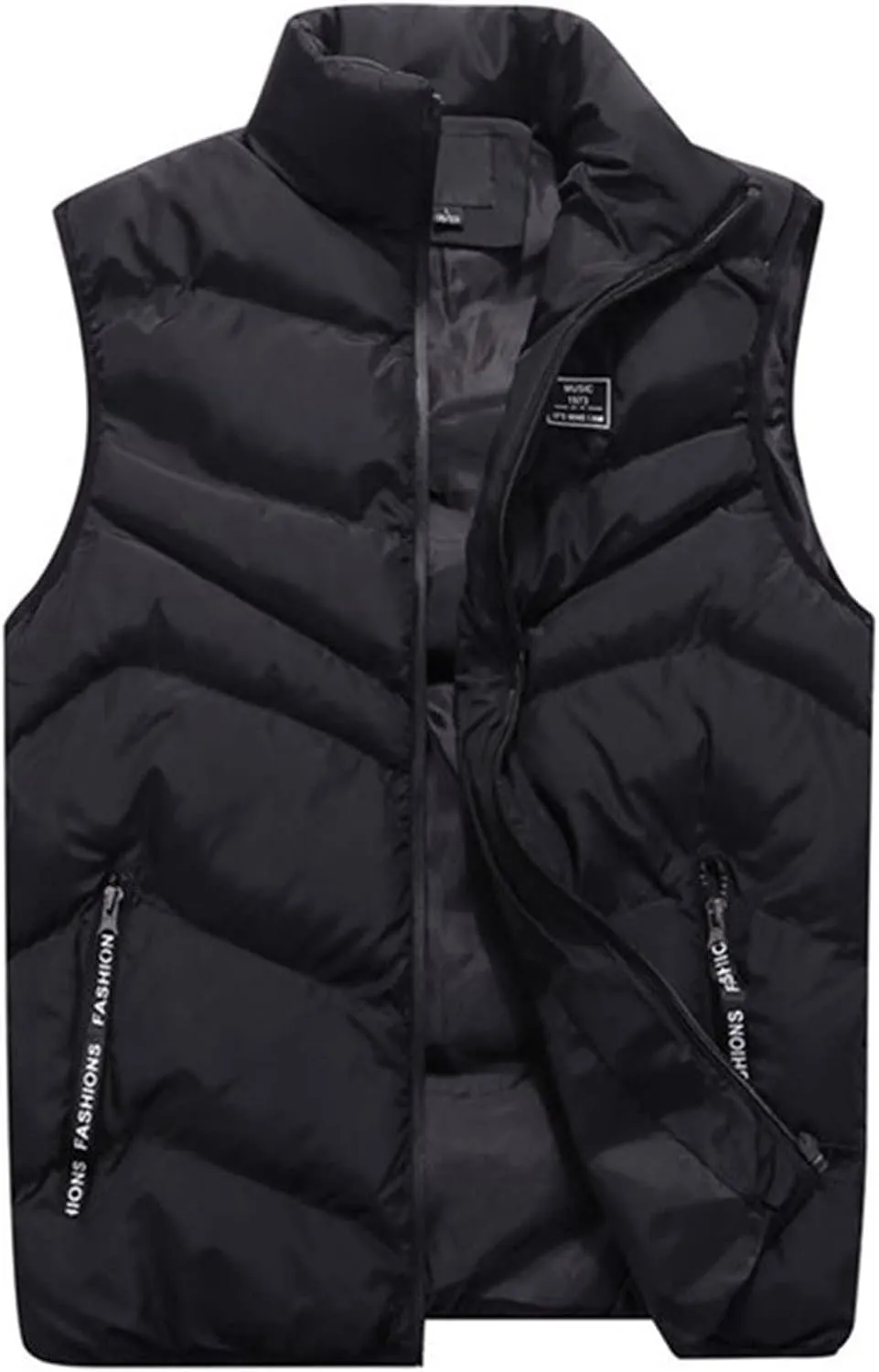 Ymosrh Men's Puffer Jackets Packable Vest Jacket Lightweight Winter Down Bubble Coat Quilted Padded Jacket, S-4XL