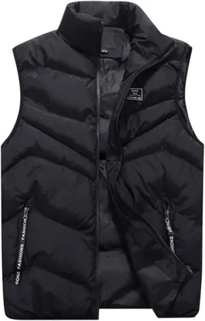 Ymosrh Men's Puffer Jackets Packable Vest Jacket Lightweight Winter Down Bubble Coat Quilted Padded Jacket, S-4XL